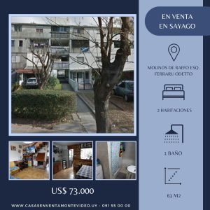 DUPLEX EN VENTA EN SAYAGO